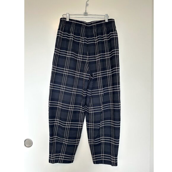 Aritzia Wilfred Dawna Plaid Barrel Cropped High Rise Pant - Picture 4 of 7